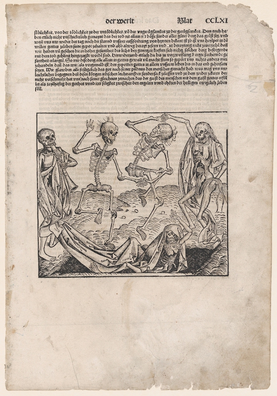 Michael Wolgemut ~ Danse Macabre in The Nuremberg Chronicle