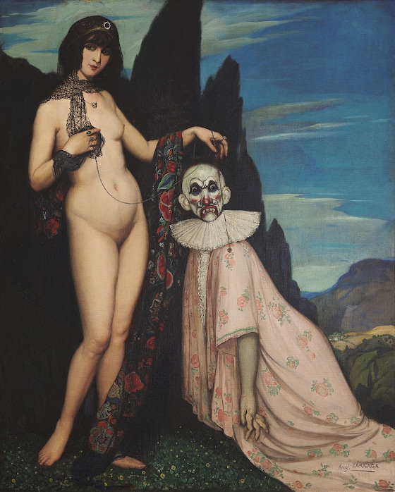 Ángel Zárraga ~ The Woman and the Puppet