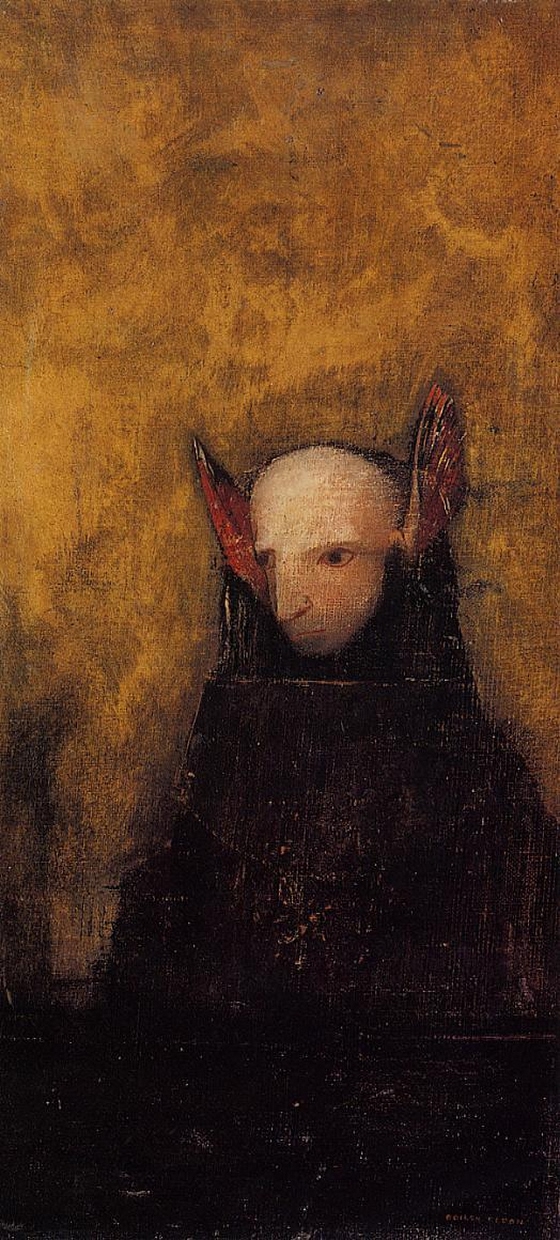 Odilon Redon ~ The Monster