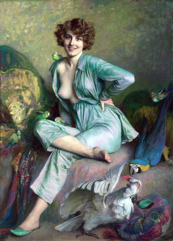 Émile Friant ~ Familiar Birds