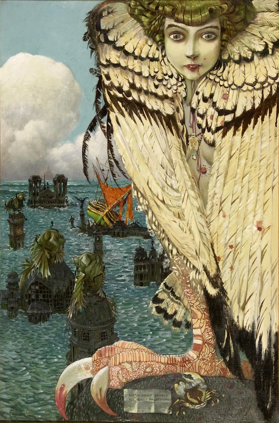 Gustav-Adolf Mossa ~ Satiated Siren
