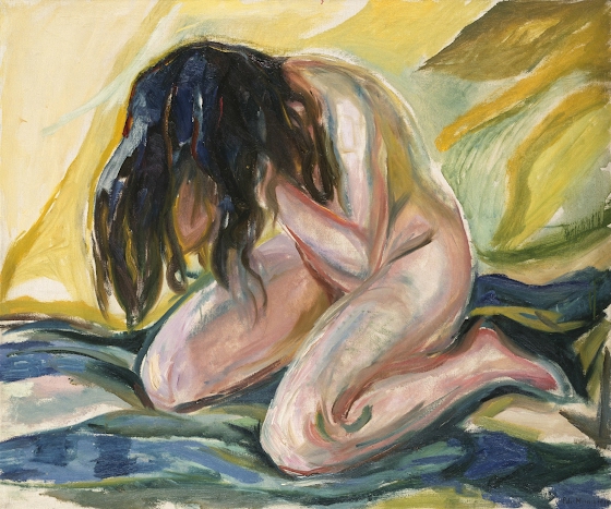 Edvard Munch ~ Kneeling Female Nude