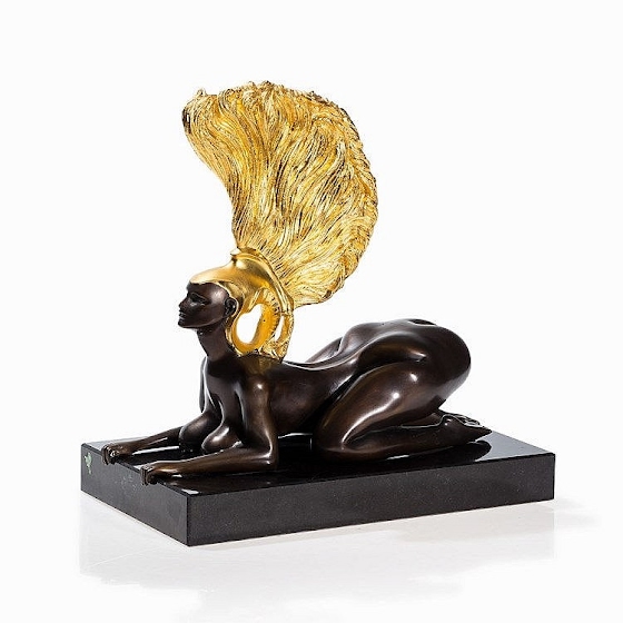 Ernst Fuchs ~ Sphinx sculptures