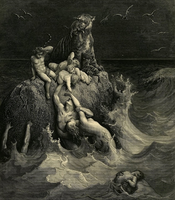 Gustave Doré ~ The Holy Bible - The Deluge