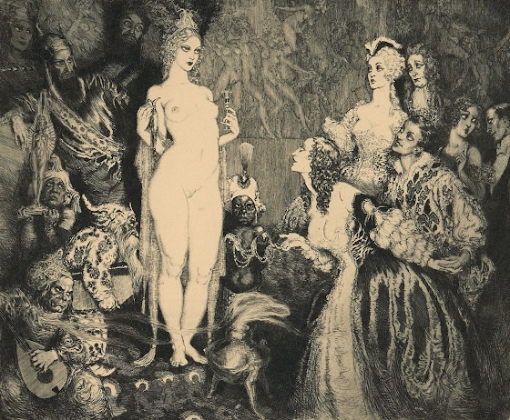 Norman Lindsay ~ Priestess to the Magi