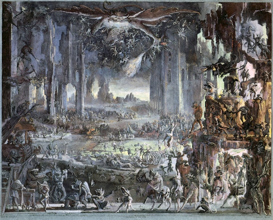 Érik Desmazières ~ The Temptation of St. Anthony