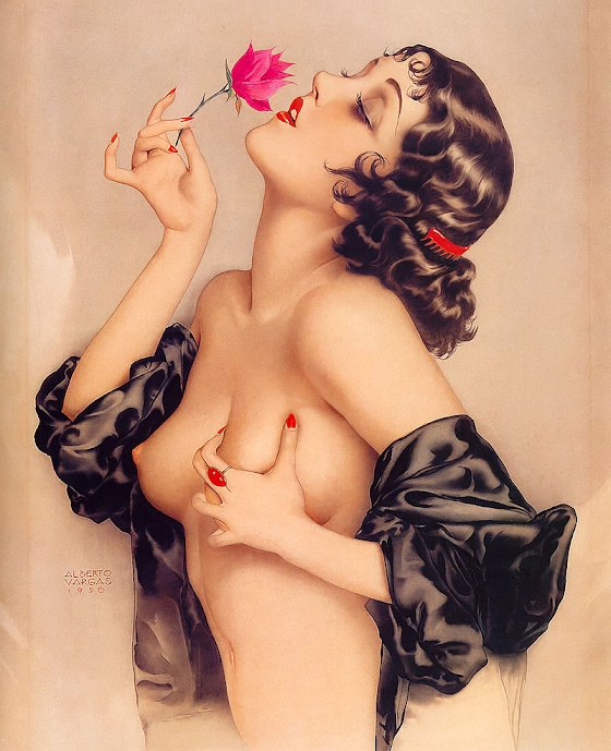 Alberto Vargas ~ Memories of Olive